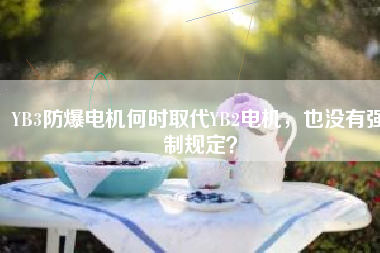 YB3防爆電機何時取代YB2電機，也沒有強制規(guī)定？