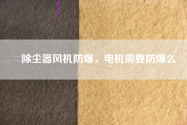 除塵器風(fēng)機防爆，電機需要防爆么