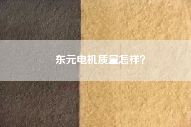 東元電機質(zhì)量怎樣？