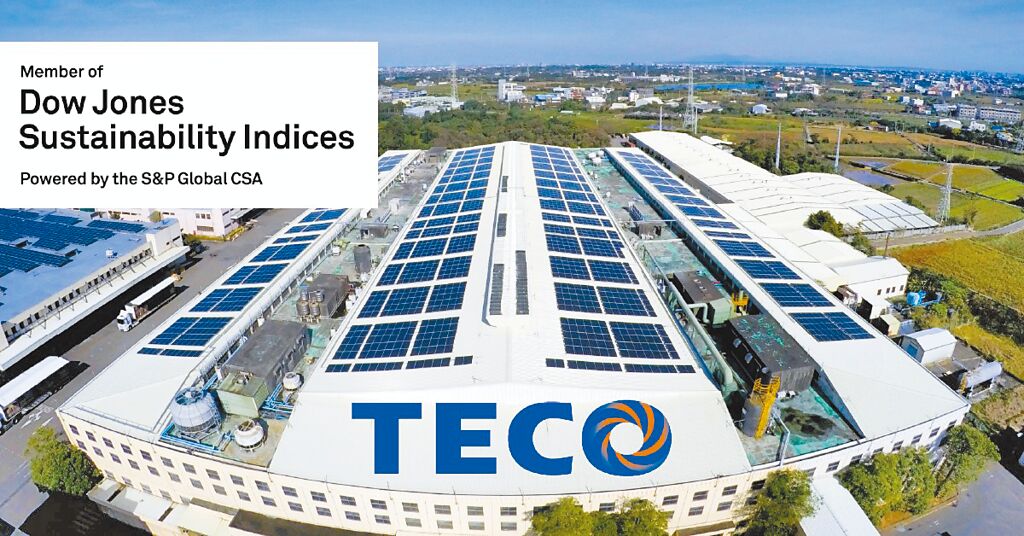 東元電機(jī)已連續(xù)三年入選DJSI道瓊永續(xù)指數(shù)新興市場(chǎng)類(lèi)別，更三度列入國(guó)際永續(xù)評(píng)比機(jī)構(gòu)標(biāo)準(zhǔn)普爾（S&P Global）永續(xù)年鑑。圖／東元電機(jī)提供